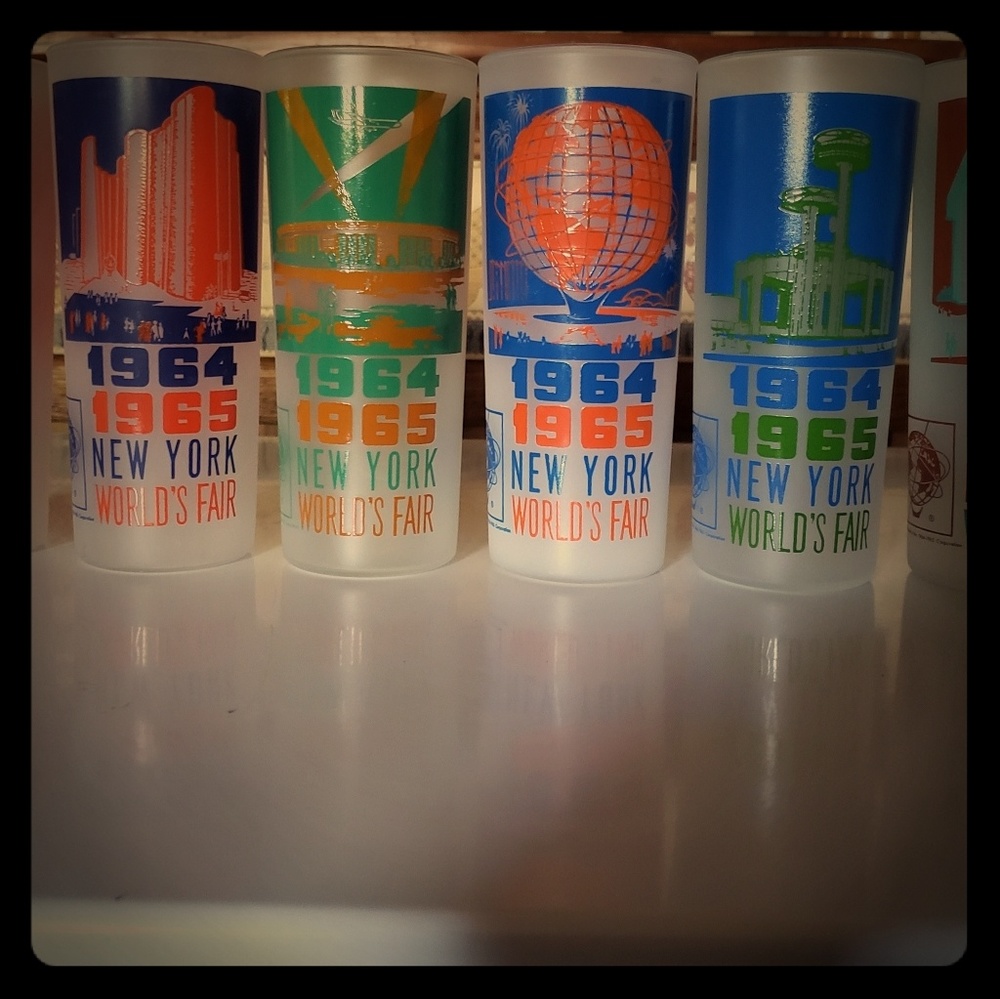 Vintage World's Fair glasses 1964/1965